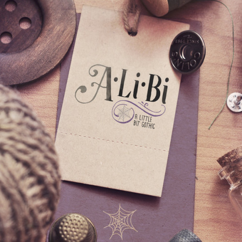 Logo Design | A.Li.Bi. A Little Bit Gothic