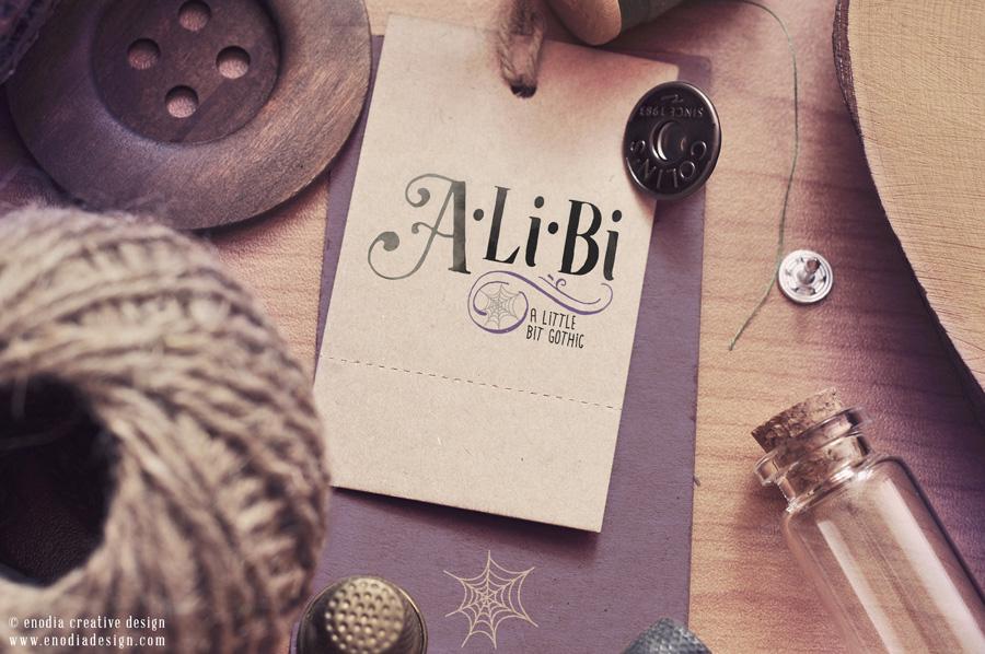 Logo Design | A.Li.Bi. A Little Bit Gothic