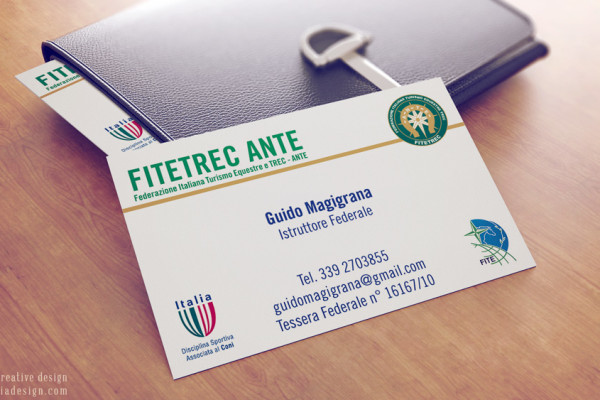 Business Card Design | Istruttore Fitetrec-Ante Magigrana